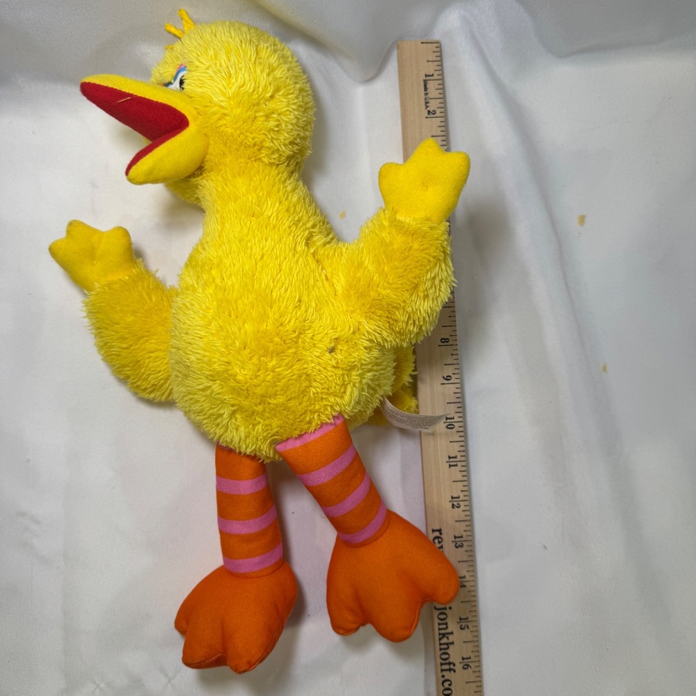 Kohls Cares Sesame Street Big Bird Plush Yellow Stuffed Animal 2017 15 inch - Picture 8 of 8